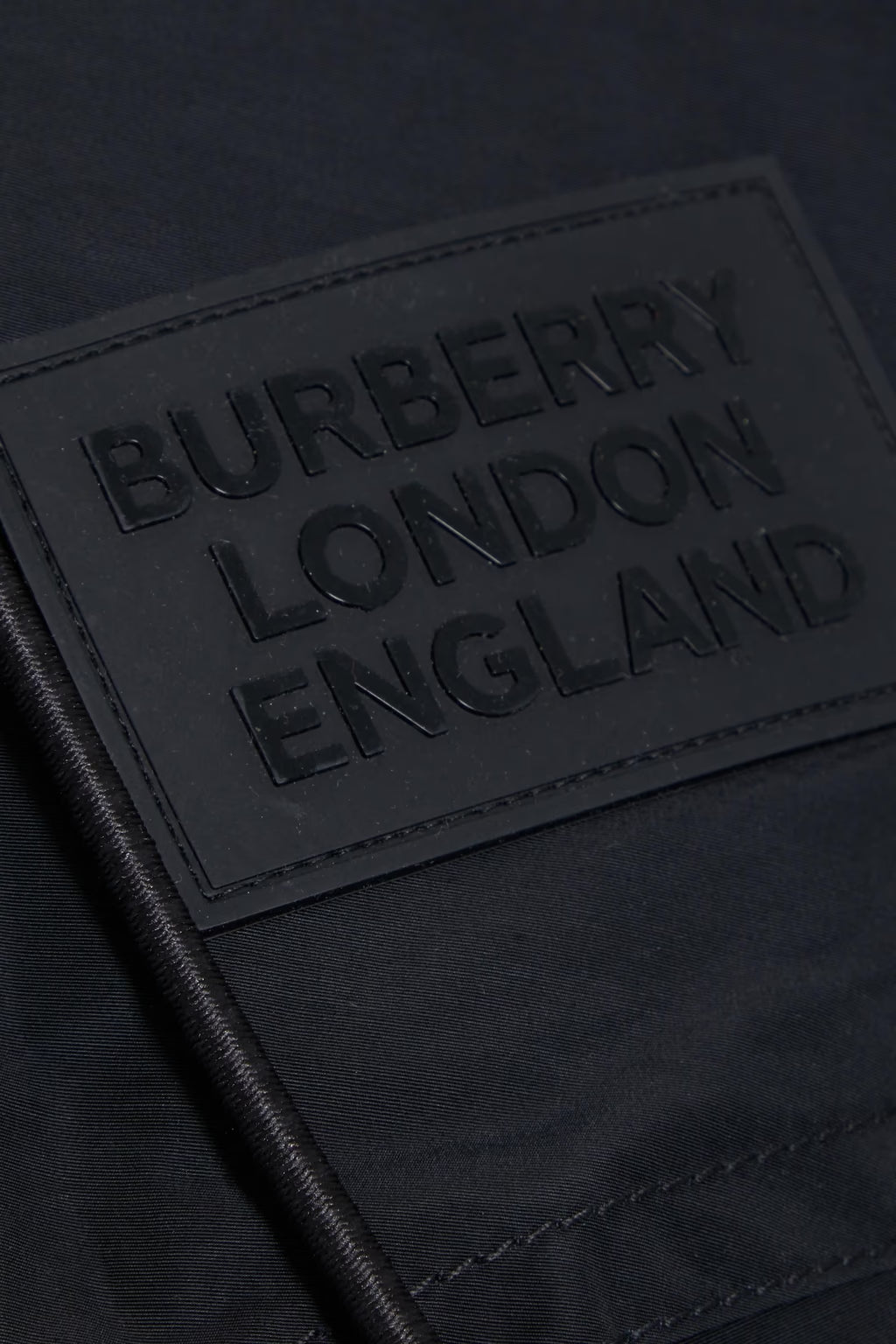 Burberry Belted cotton-blend gabardine hooded jacket