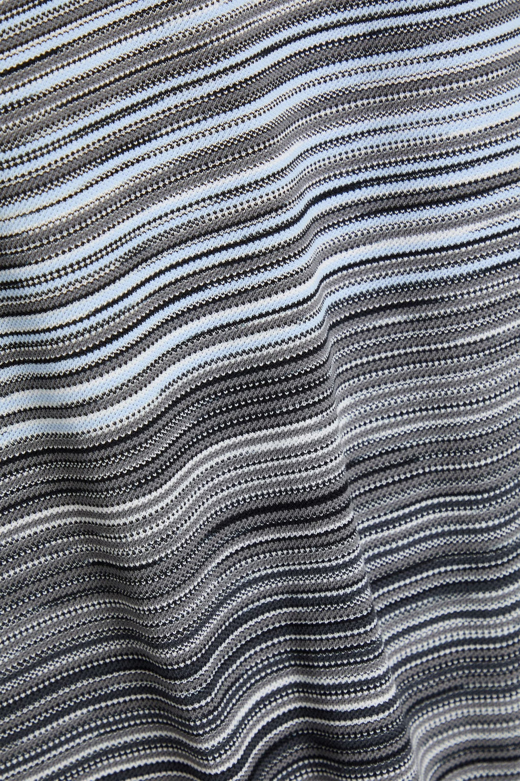 Missoni Space-dyed cotton-piqué polo shirt