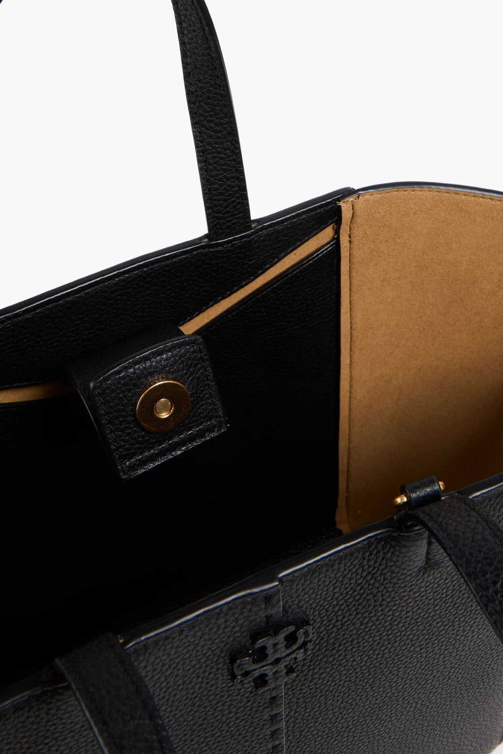 Tory Burch McGraw pebbled-leather tote