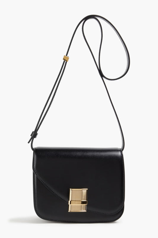 Ferragamo Fiamma glossed-leather cross-body bag