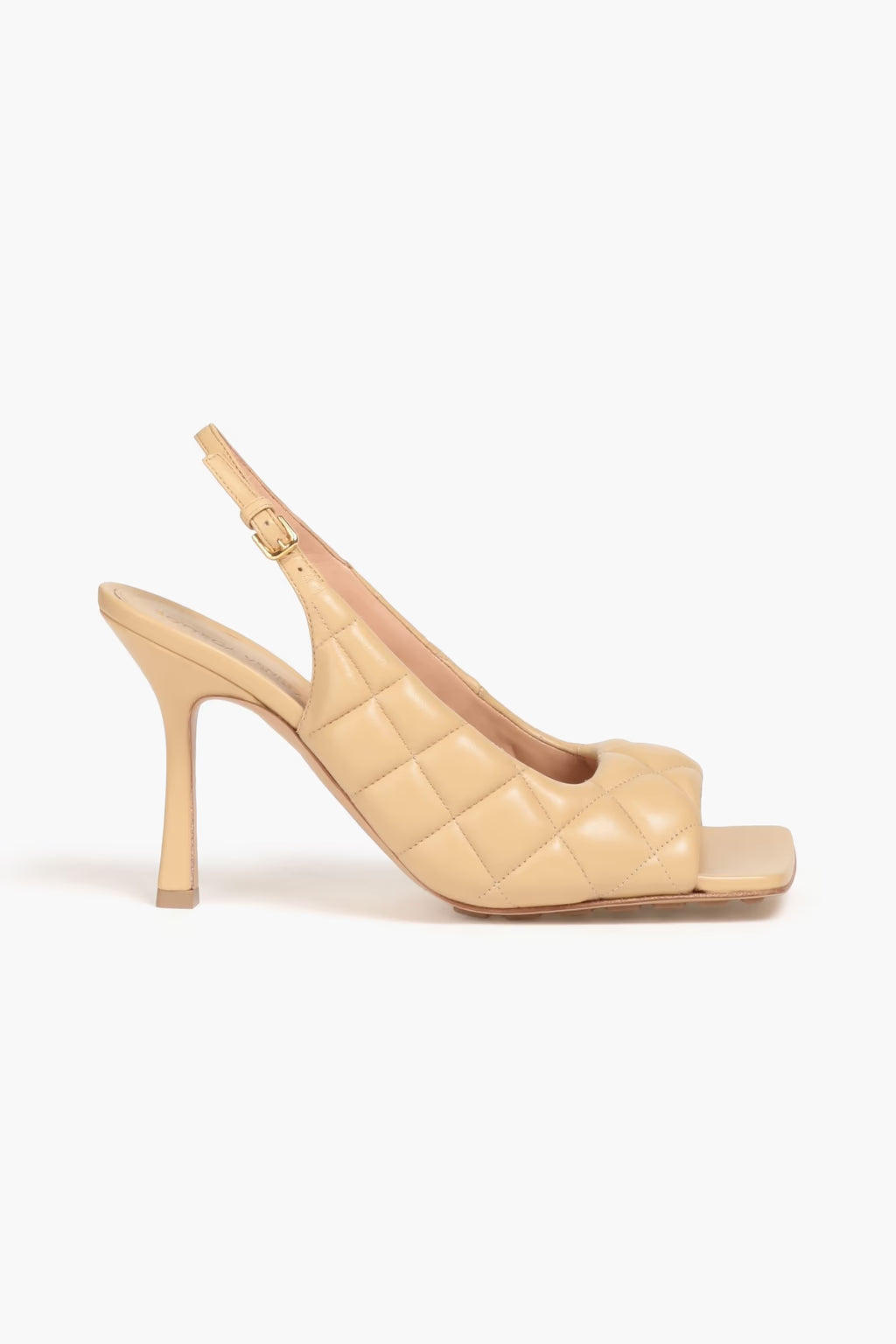 Bottega Veneta Quilted padded leather slingback sandals