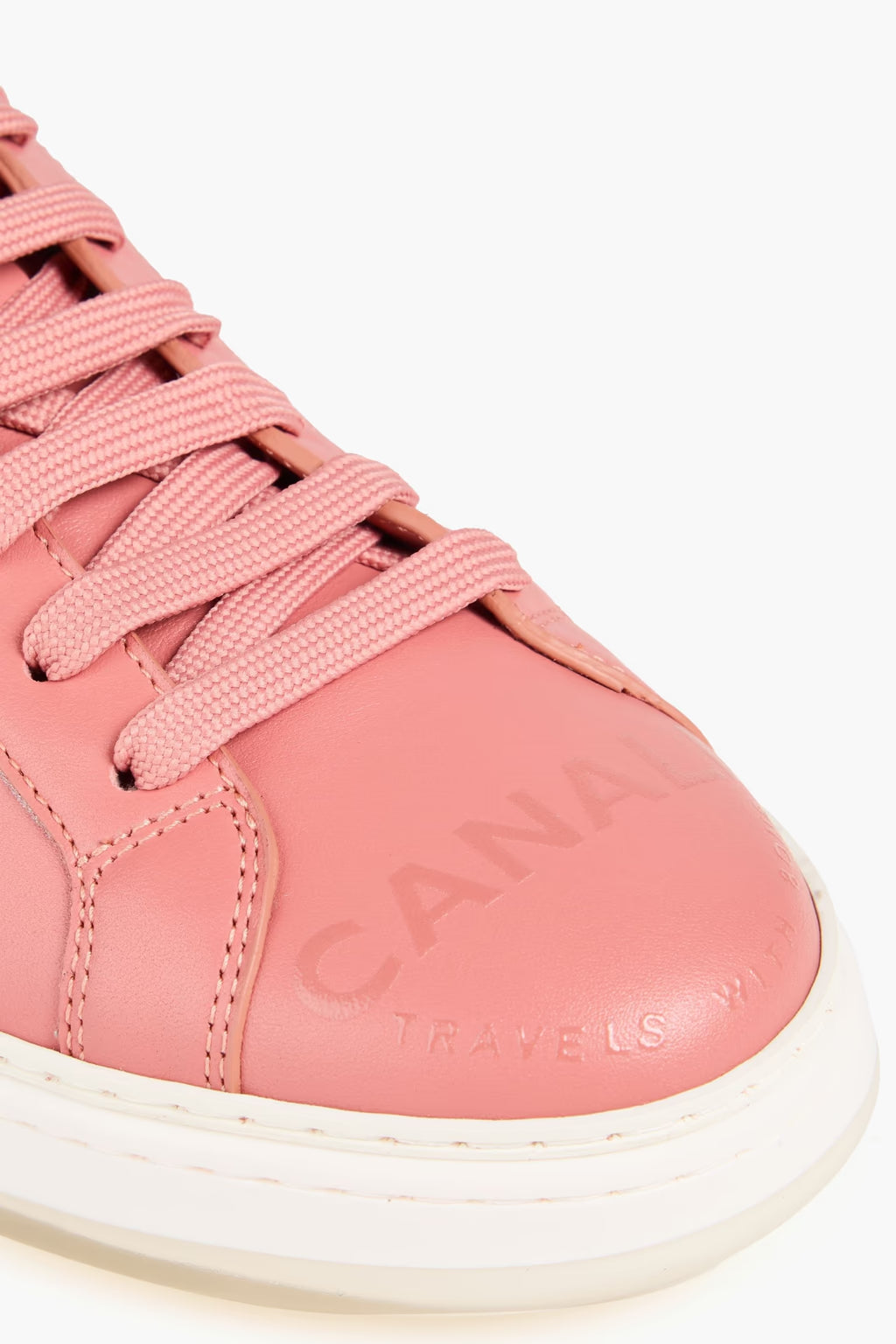 Canali Printed leather sneakers