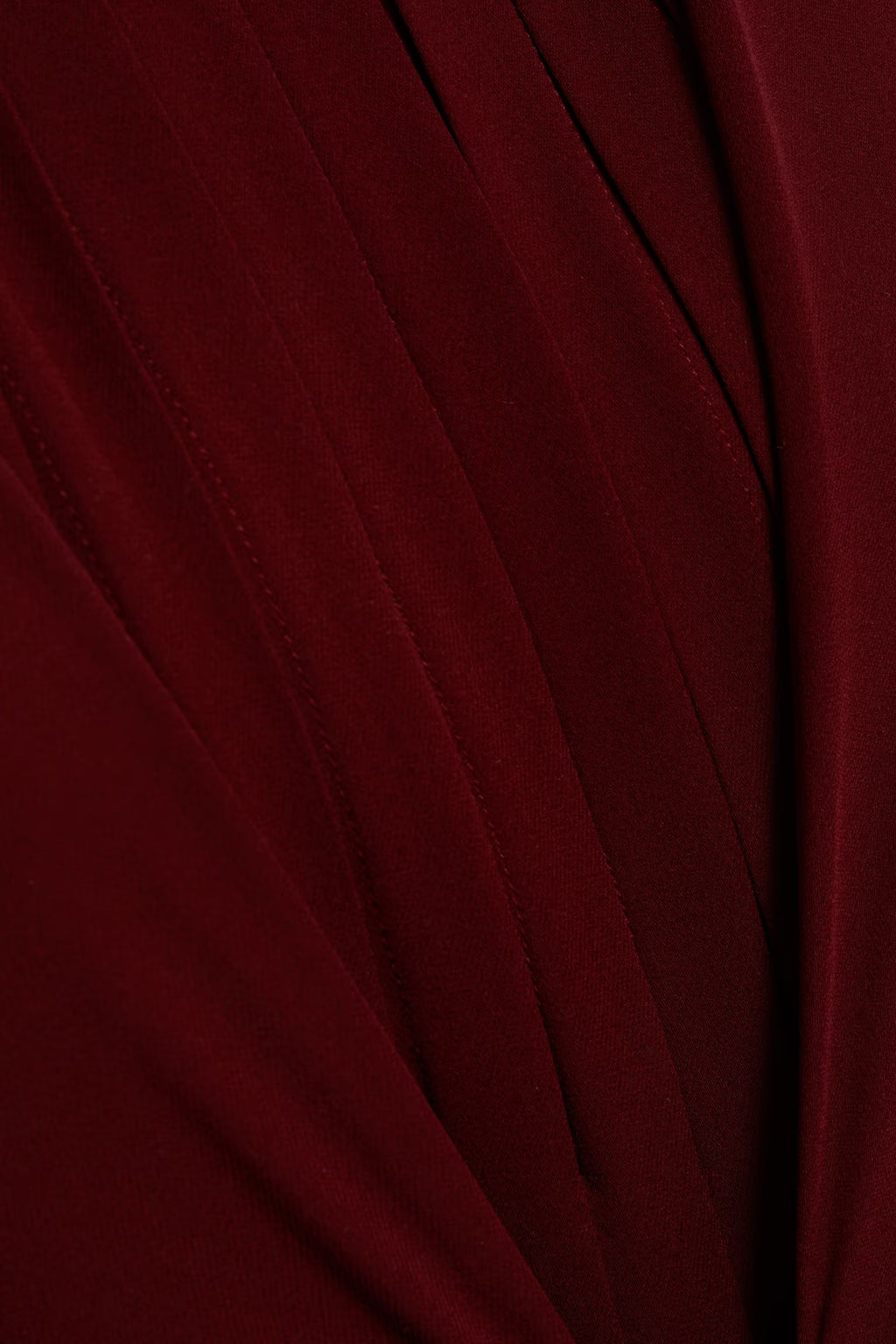 Valentino Garavani Tie-front pleated silk-crepe midi dress