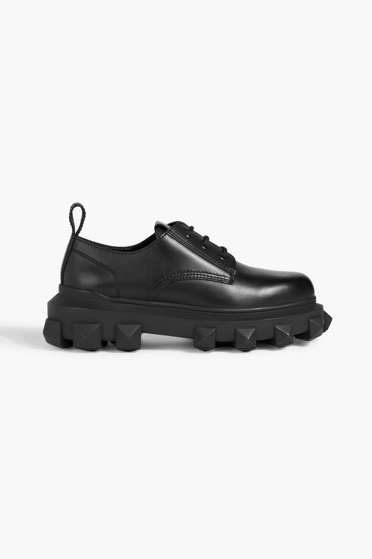 Valentino Garavani Roman Stud leather brogues