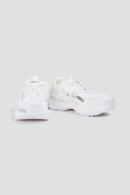 Versace Mercury M_VS_01 leather and mesh sneakers