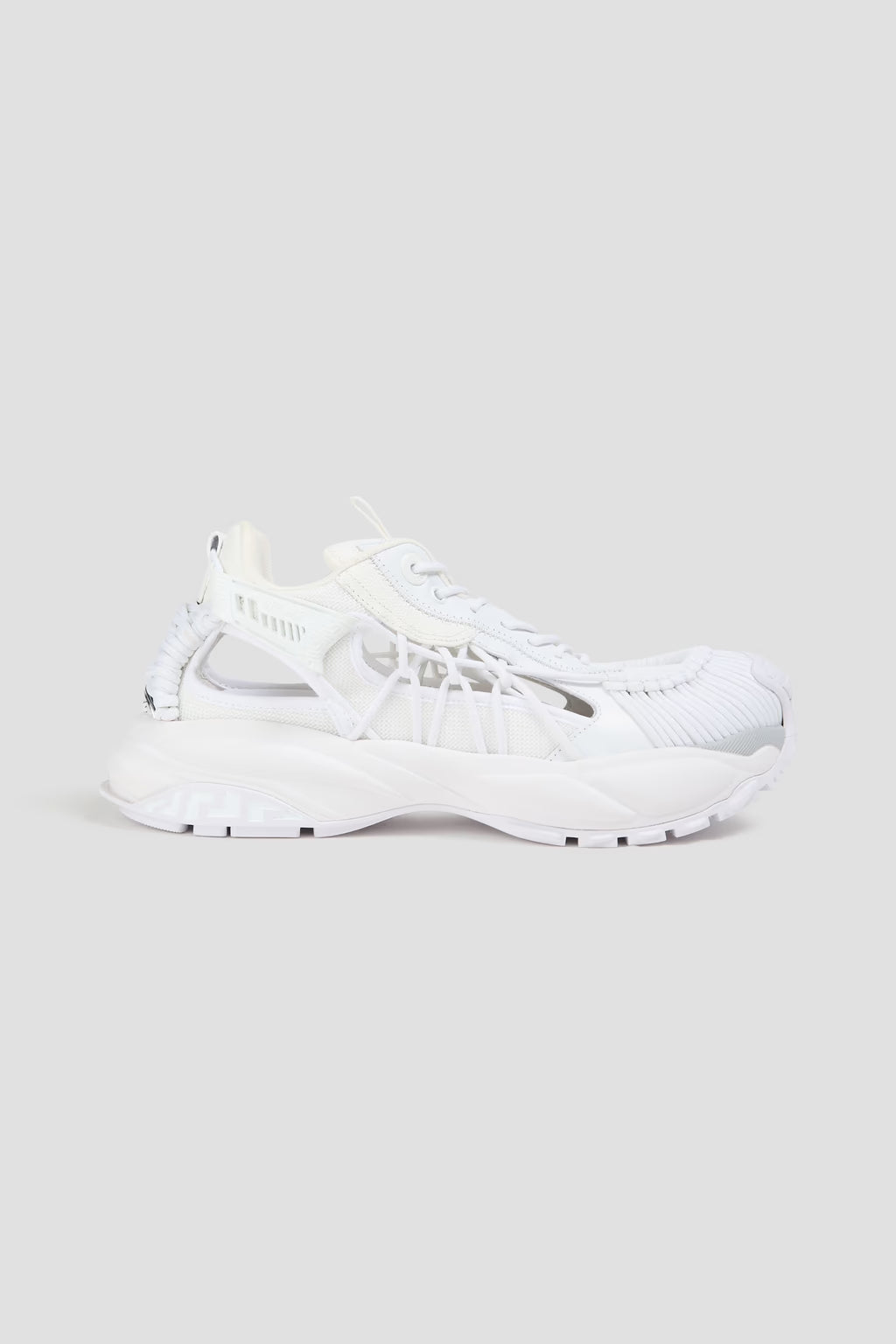 Versace Mercury M_VS_01 leather and mesh sneakers