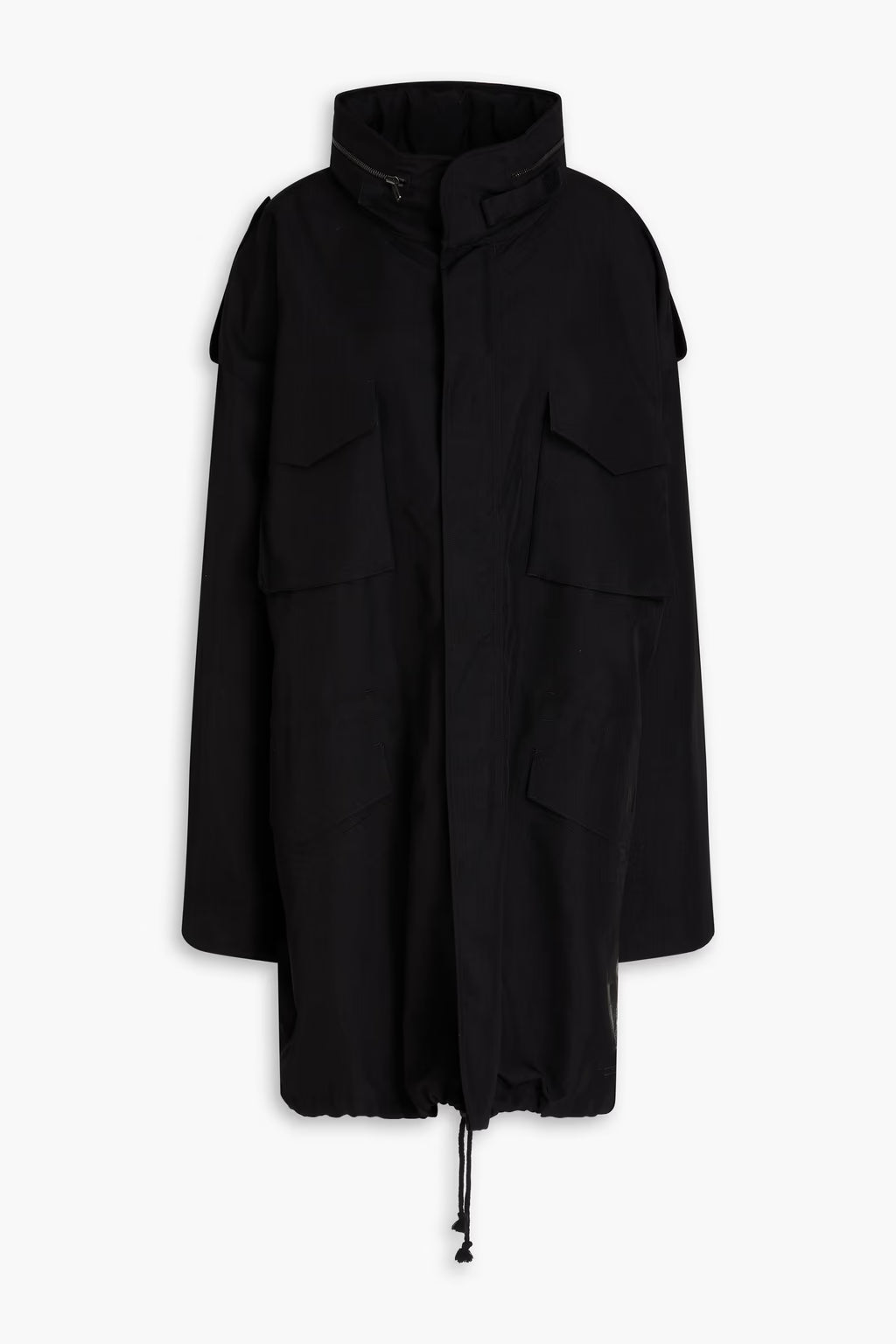 Maison Margiela Crepe Hooded Parka