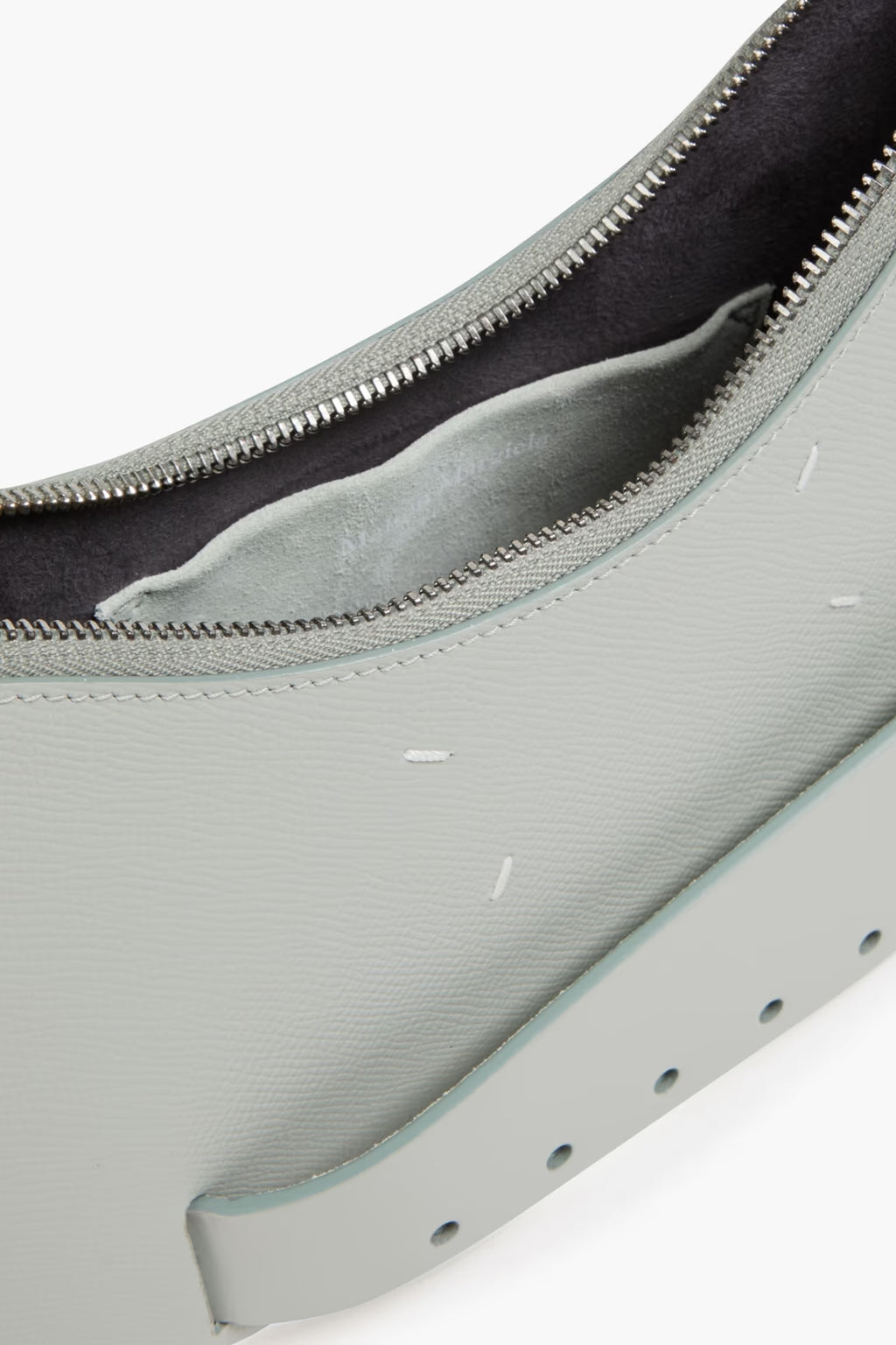 Maison Margiela Snatched Pebbled-Leather Shoulder Bag