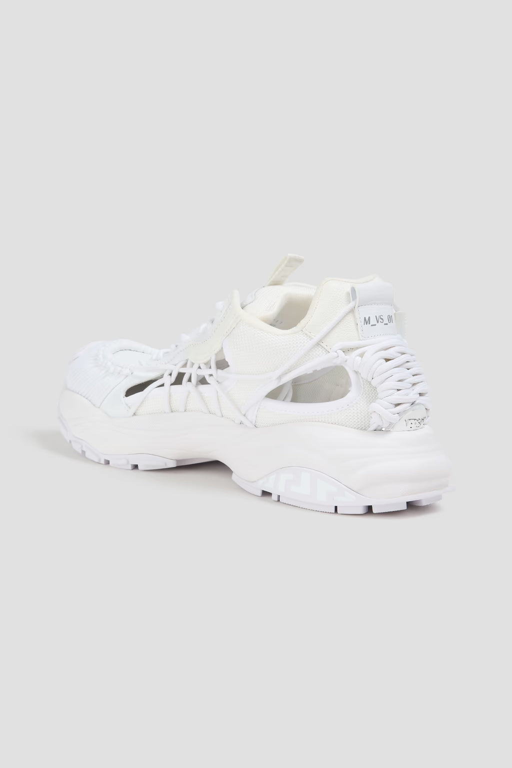 Versace Mercury M_VS_01 leather and mesh sneakers