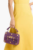 Valentino Garavani Roman Stud Embellished Aatin Shoulder Bag