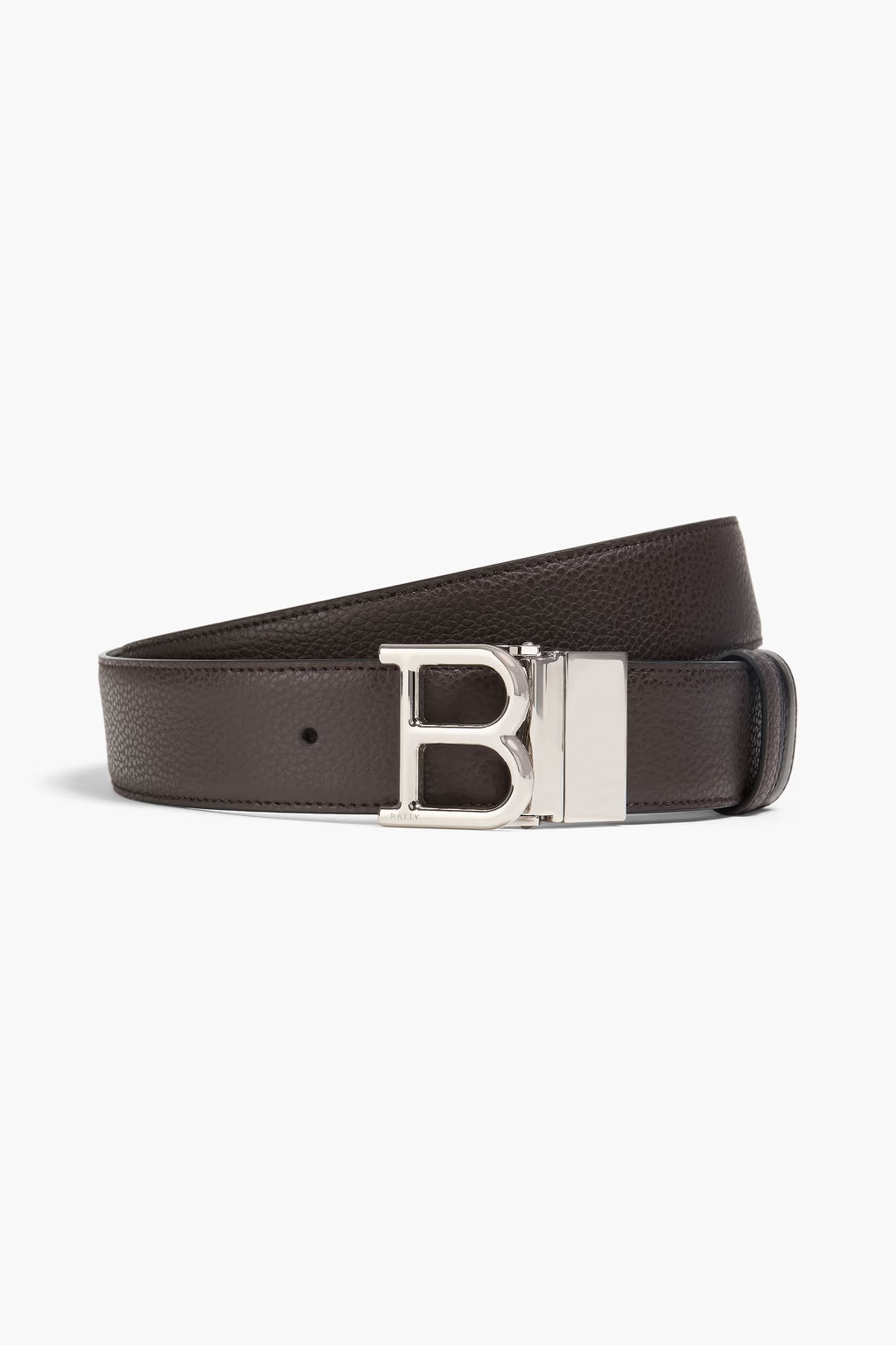Bally Pebbled-leather belt