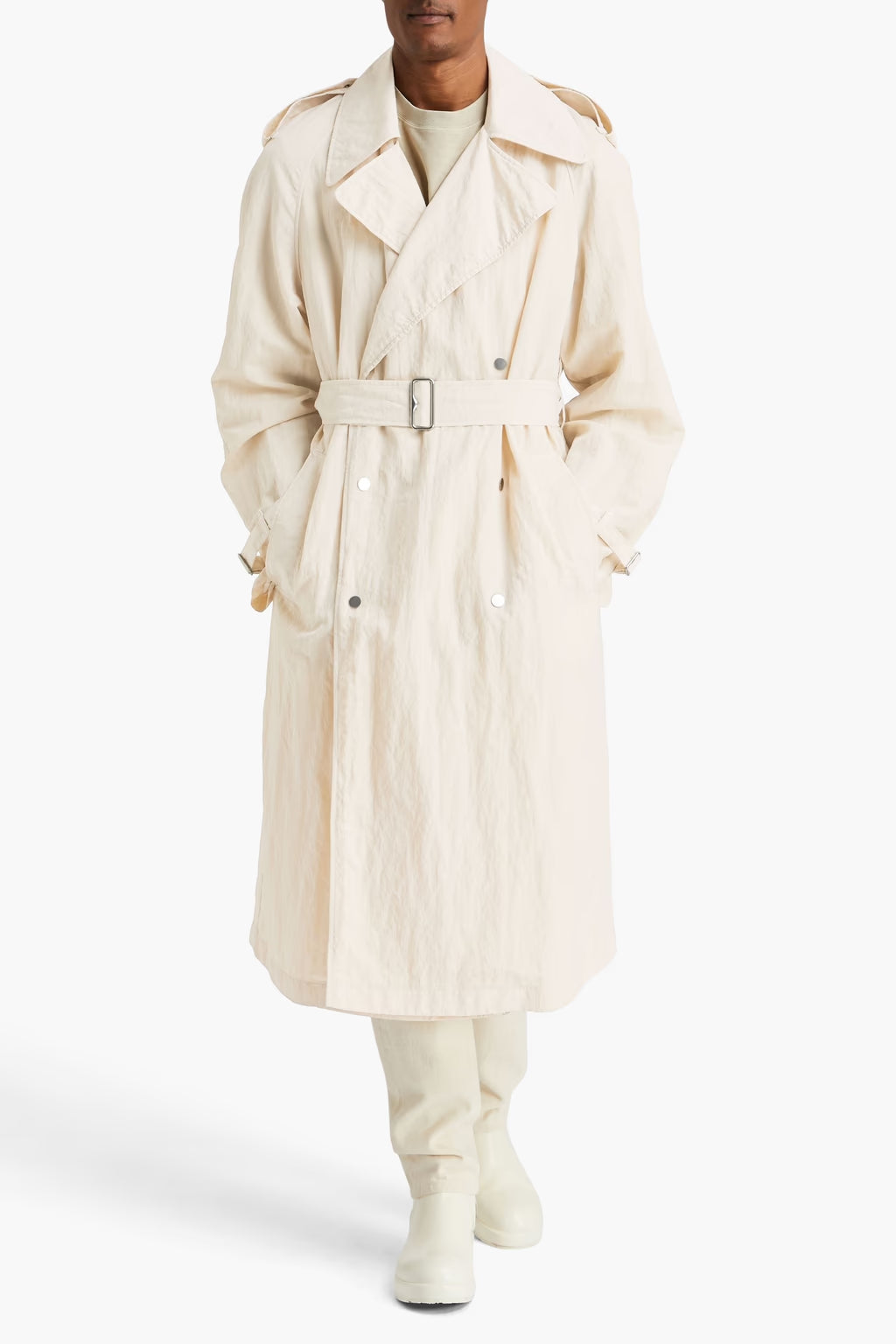 Burberry Crinkled shell trench coat