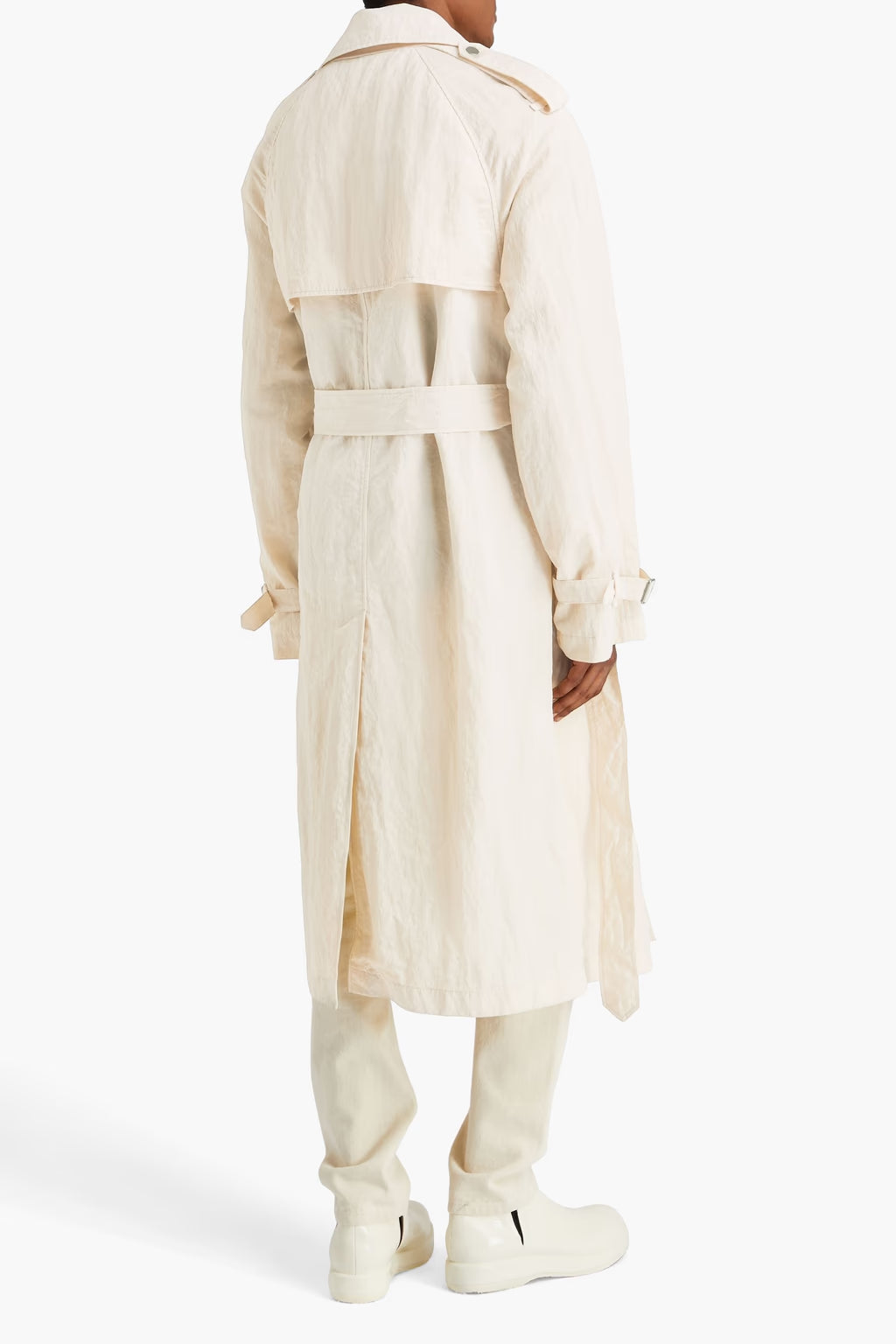 Burberry Crinkled shell trench coat