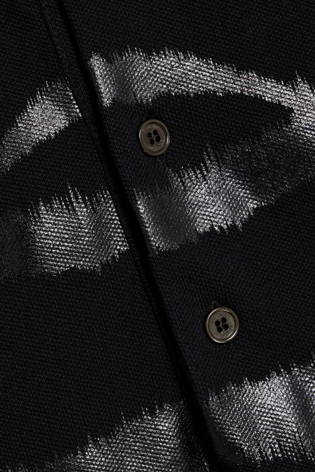 Valentino Garavani Printed cotton-piqué polo shirt