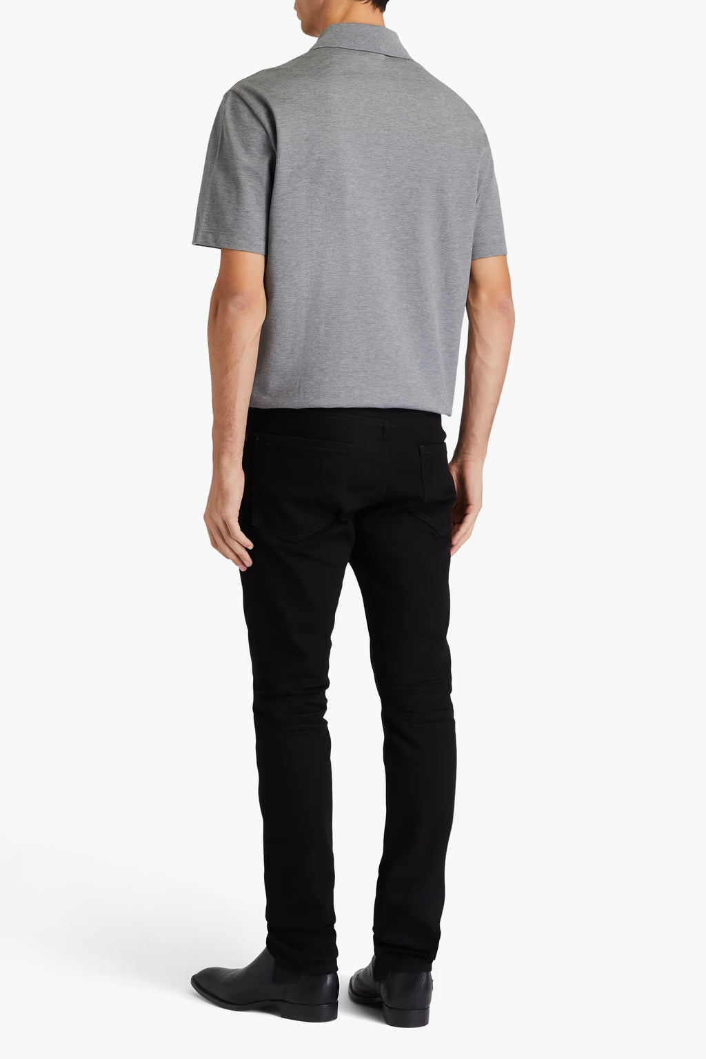 Versace Embroidered cotton-piqué polo shirt