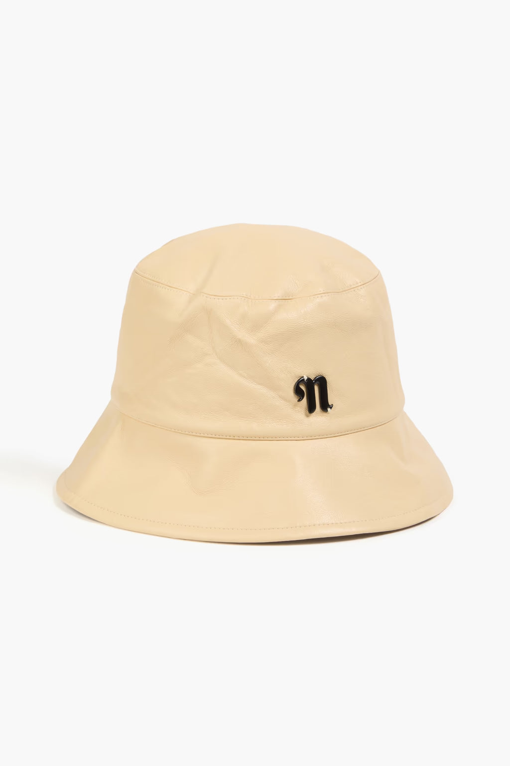 Nanushka Embellished leather bucket hat