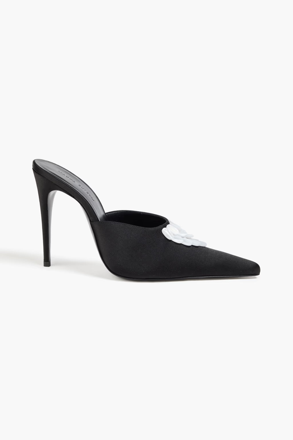 Magda Butrym Embellished satin mules