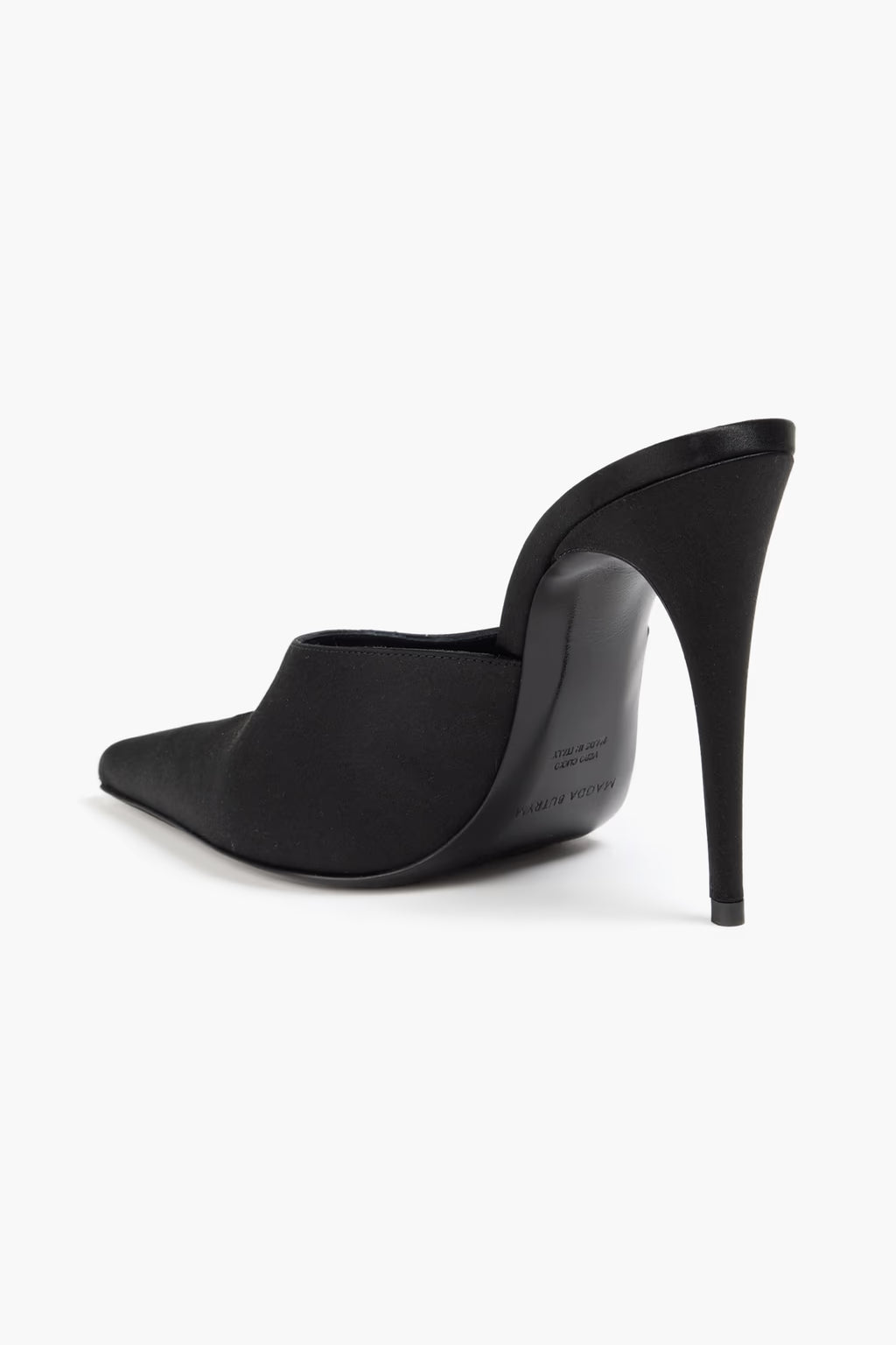 Magda Butrym Embellished satin mules