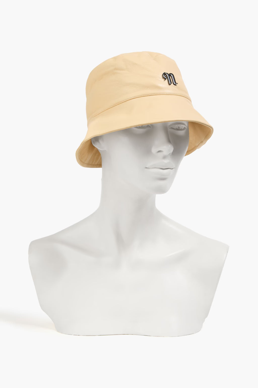 Nanushka Embellished leather bucket hat