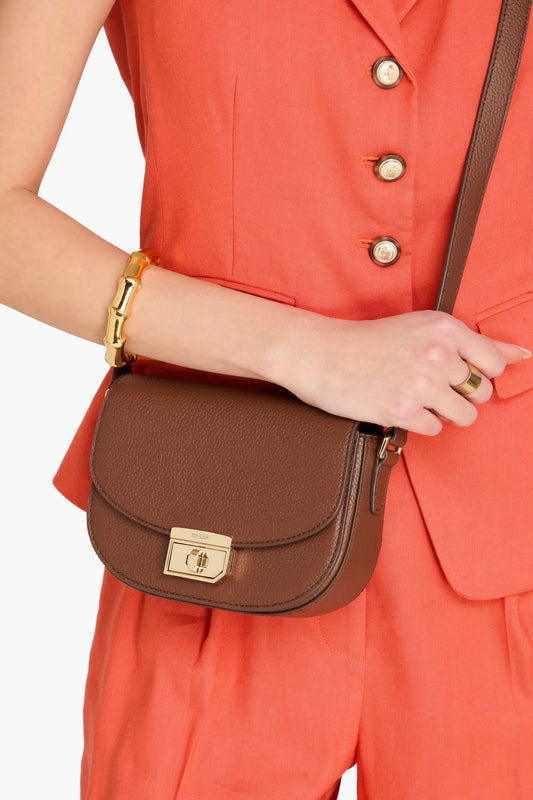 Bally Adria pebbled-leather cross-body bag
