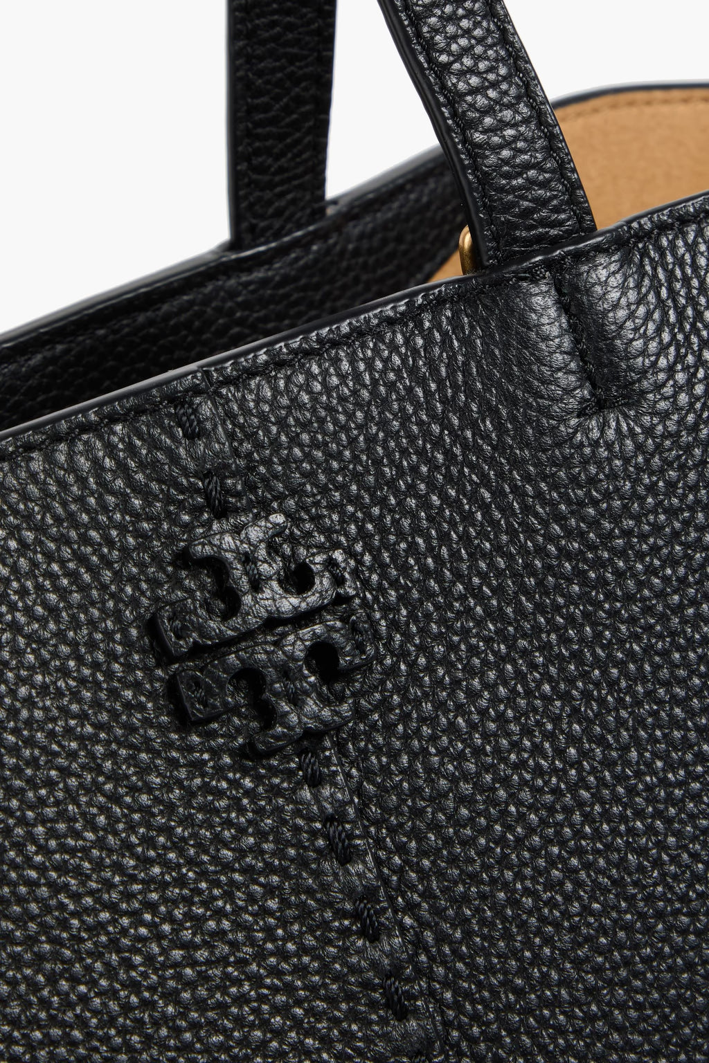 Tory Burch McGraw pebbled-leather tote