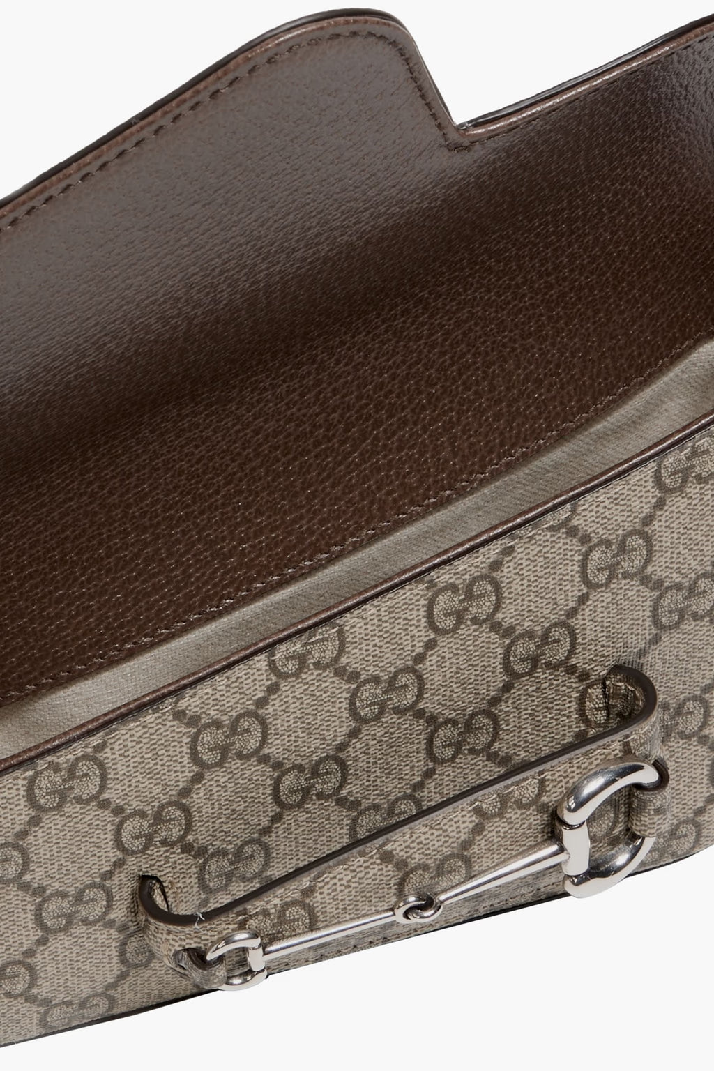 Gucci Horsebit 1955 printed coated-canvas shoulder bag