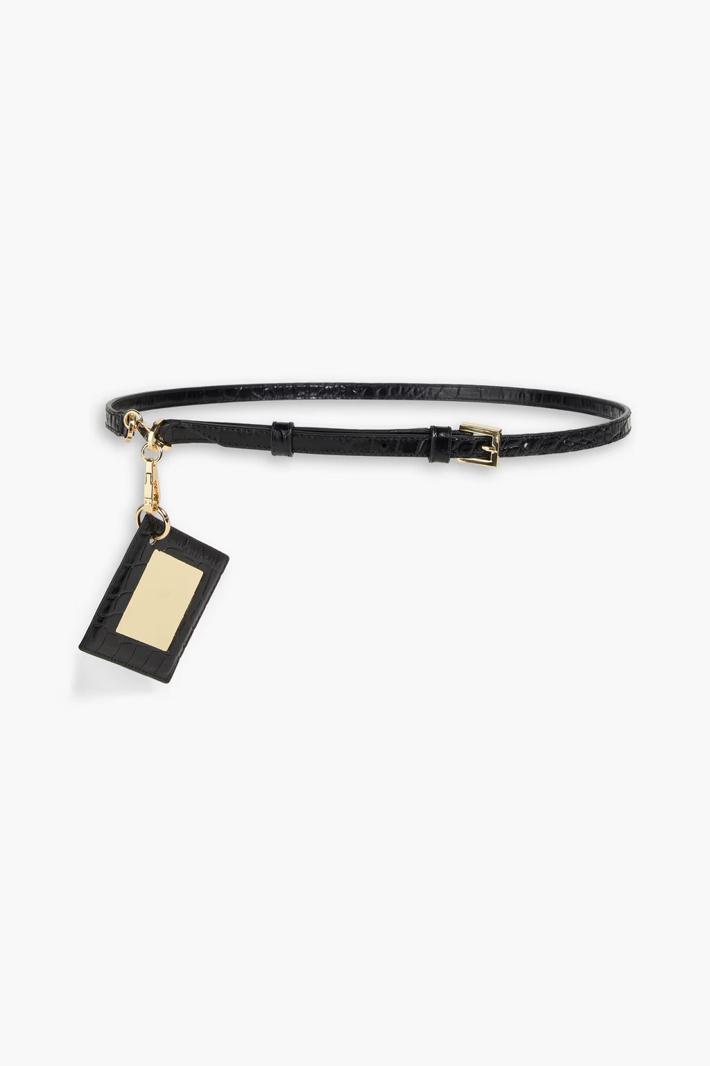 Tory Burch Croc-effect leather belt