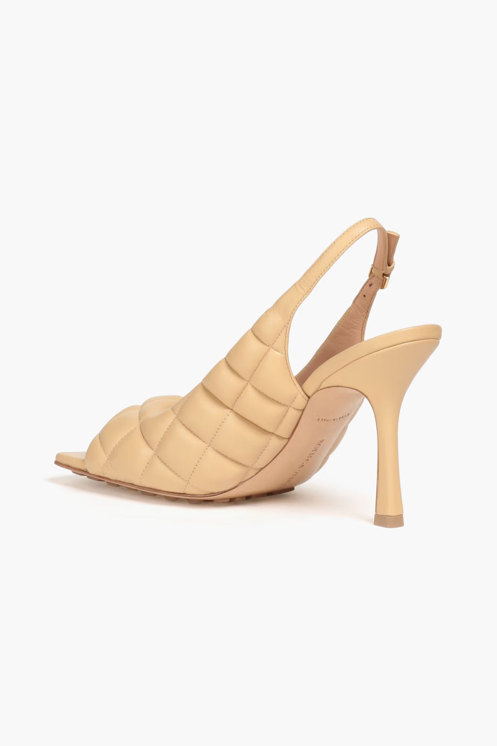 Bottega Veneta Quilted padded leather slingback sandals
