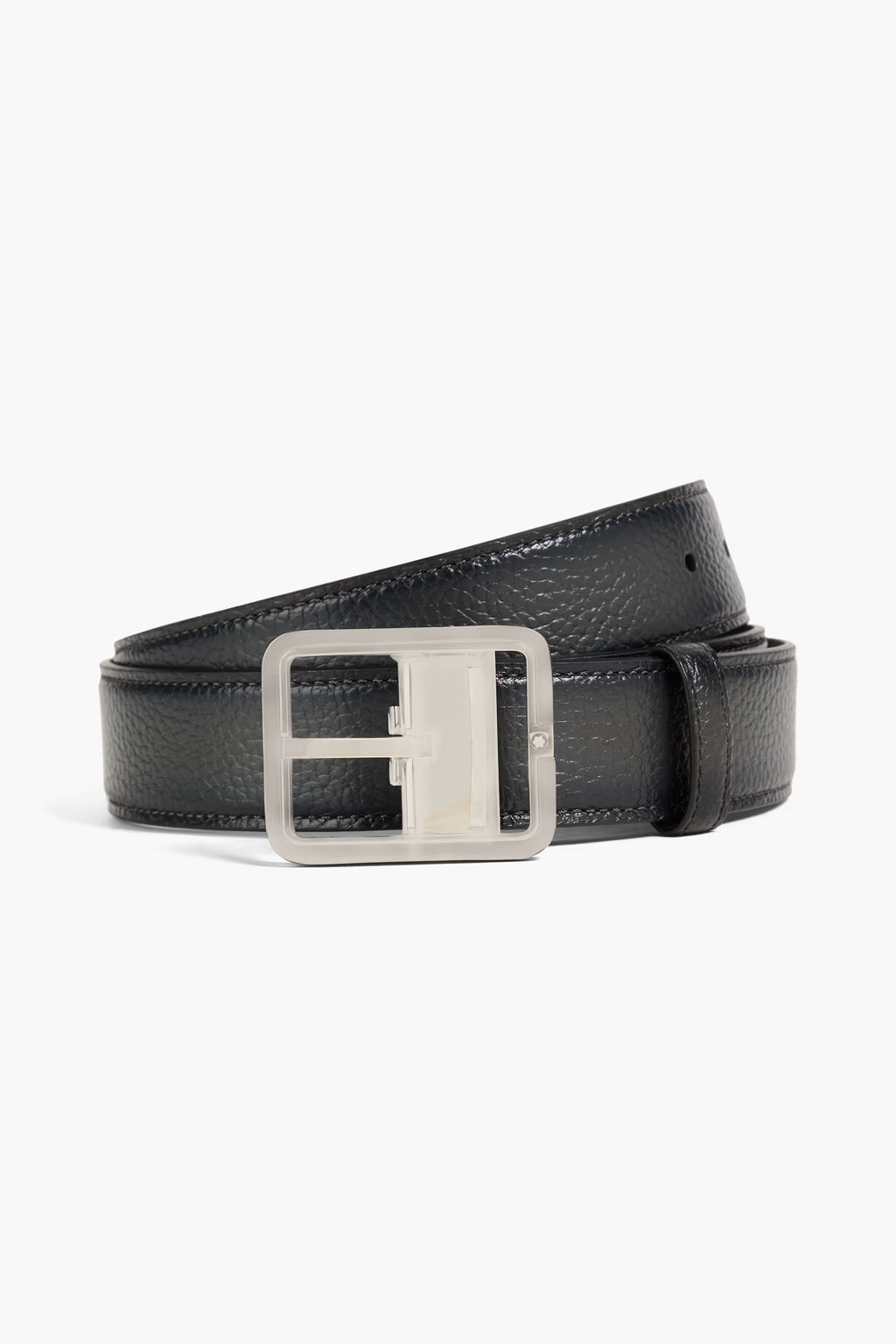 Montblanc Pebbled-leather belt '