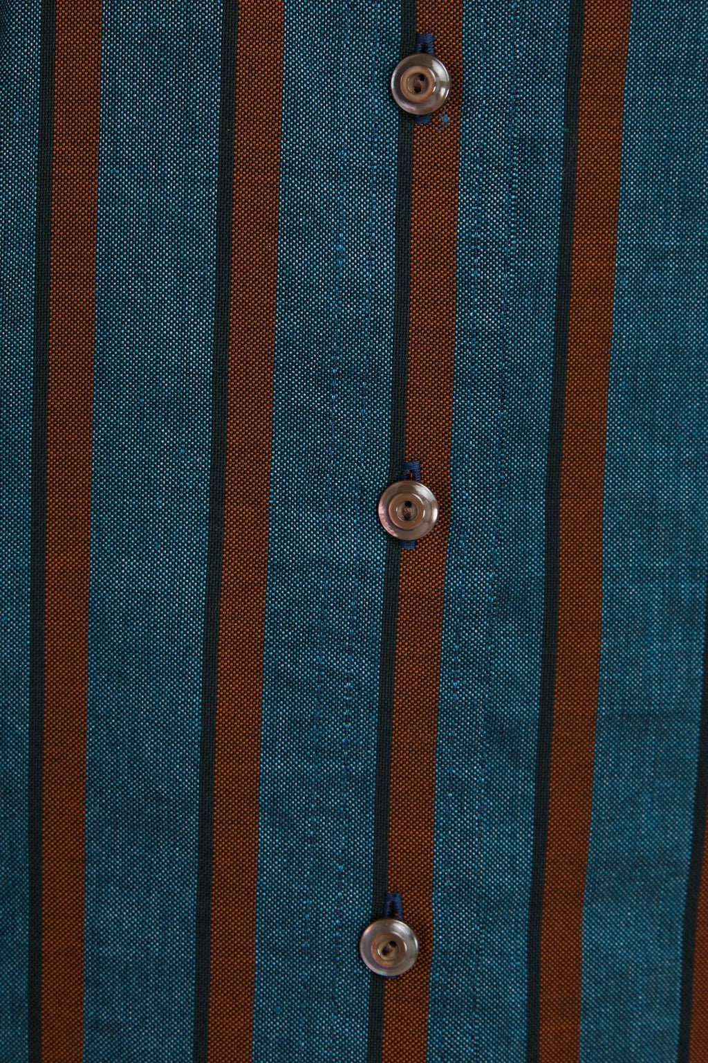 Tory Burch Striped cotton-blend canvas midi shirt dress