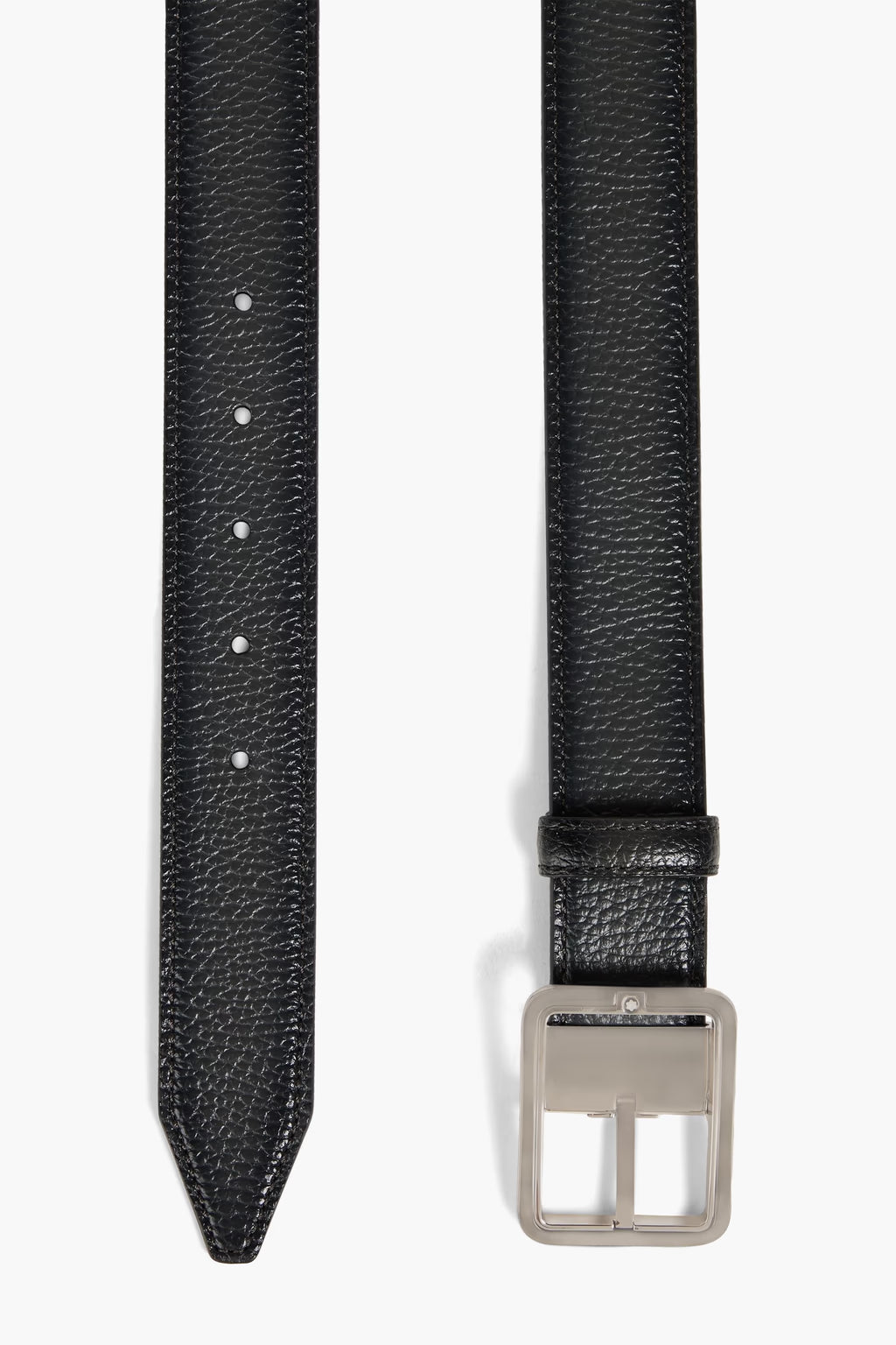 Montblanc Pebbled-leather belt '