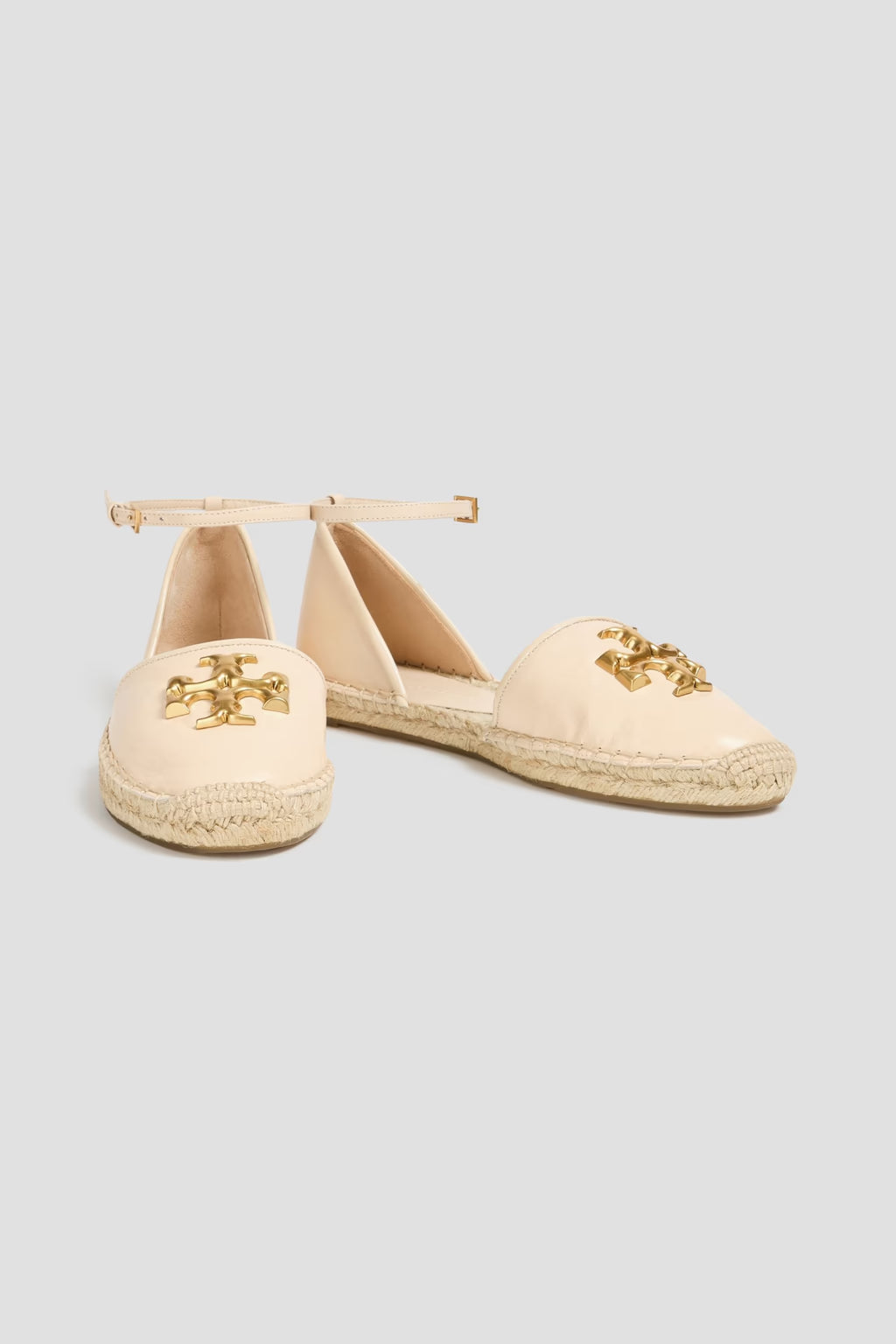 Tory Burch Eleanor embellished leather espadrilles