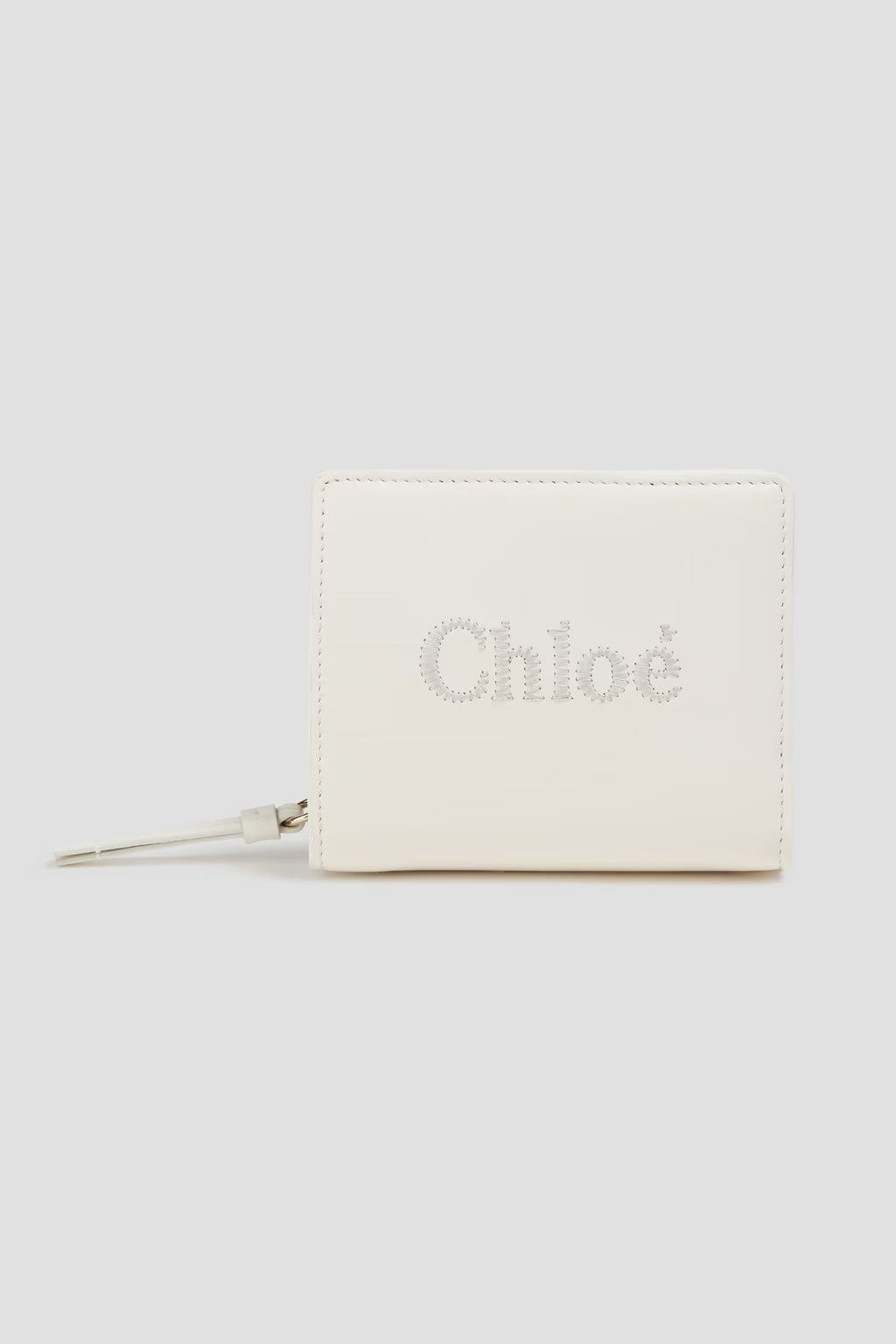 Chloé Embroidered leather wallet