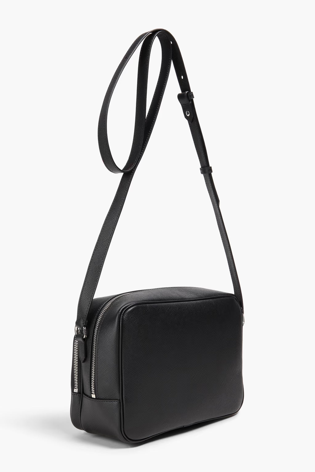 Montblanc Sartorial textured-leather messenger bag