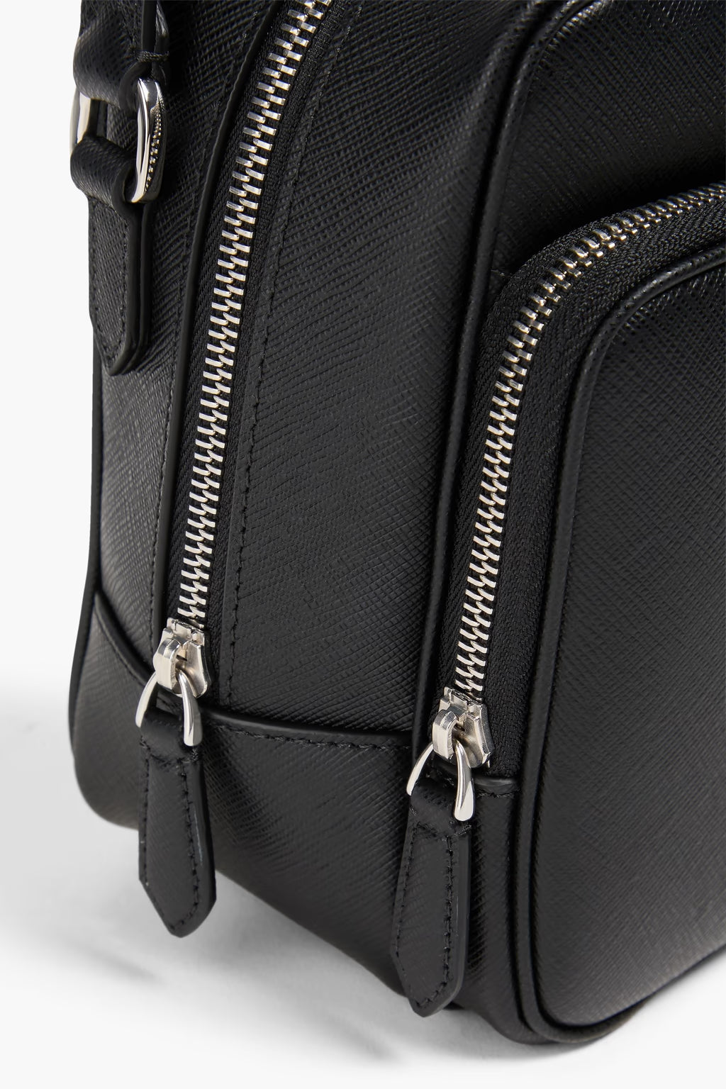 Montblanc Sartorial textured-leather messenger bag