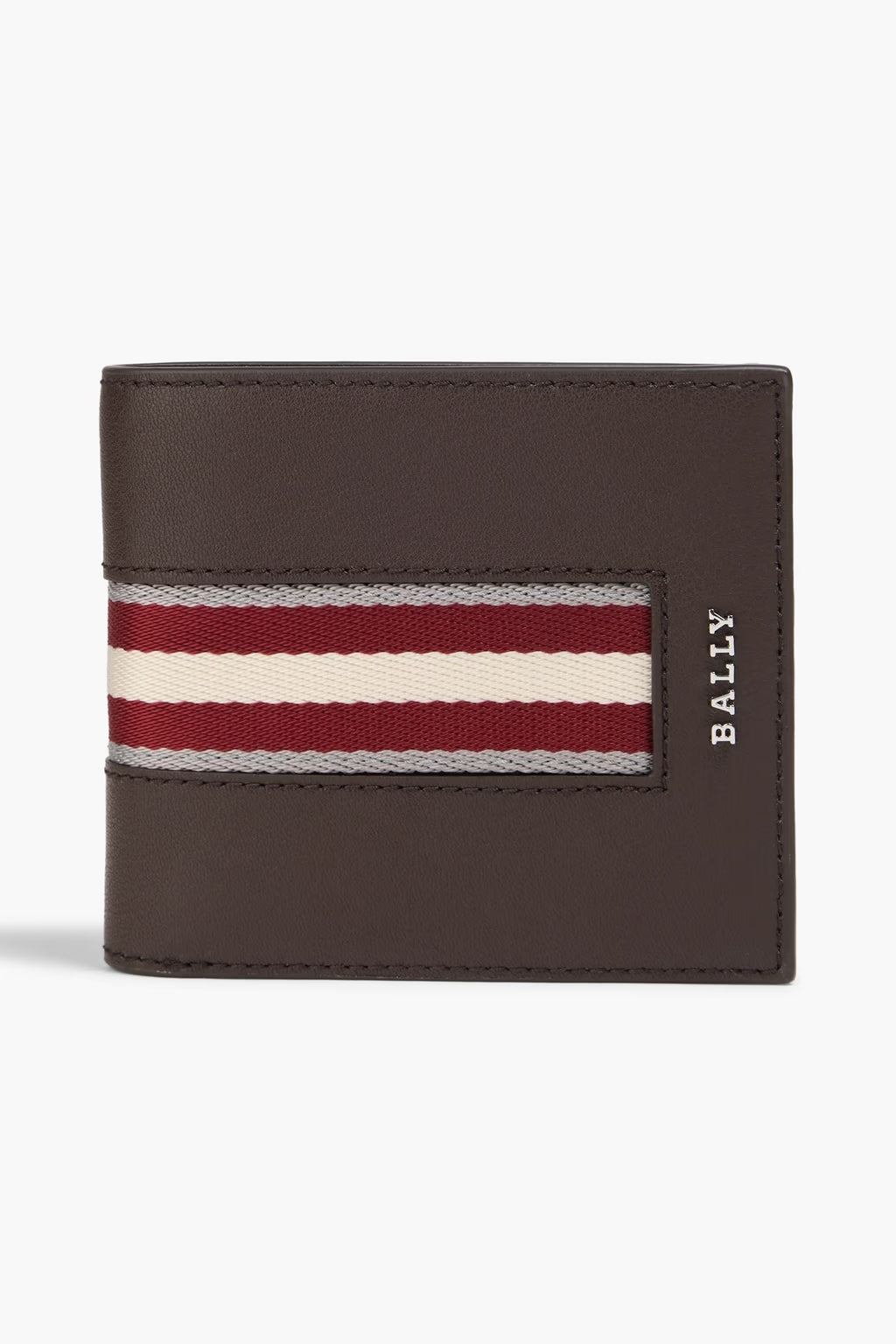 Bally Striped leather wallet