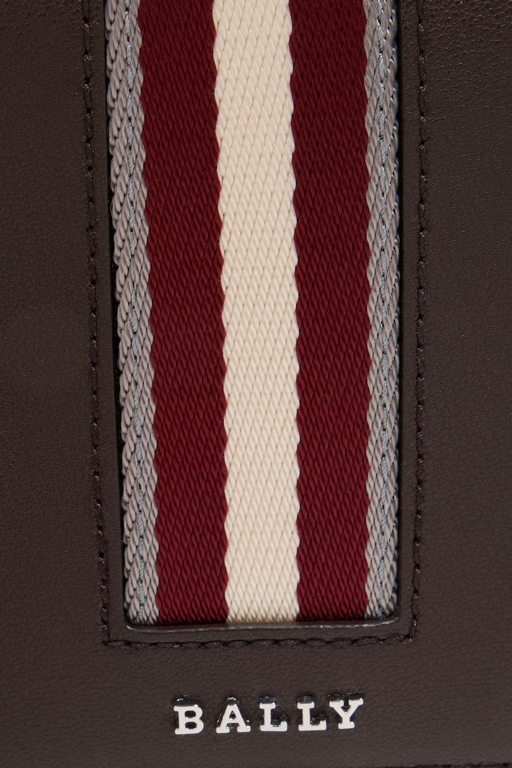 Bally Striped leather wallet