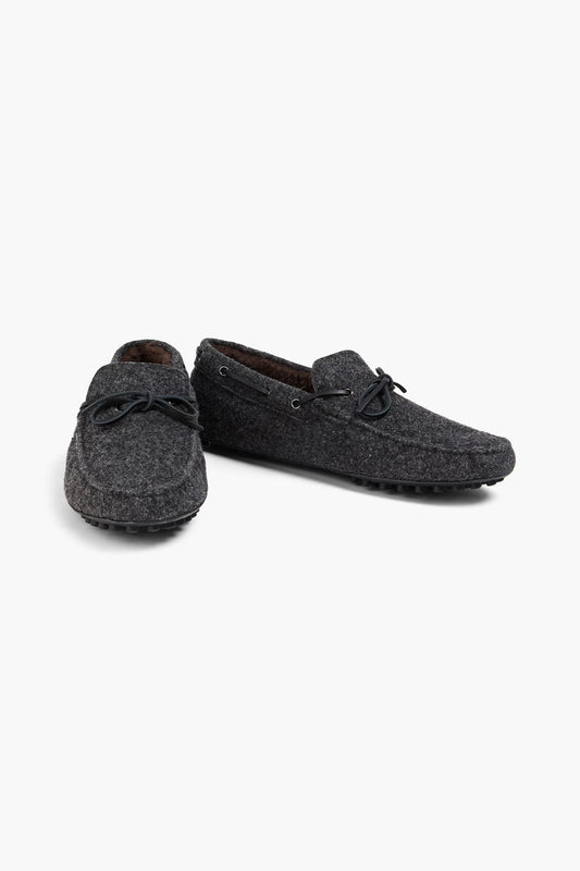 Tod's Gommino felt driving shoes