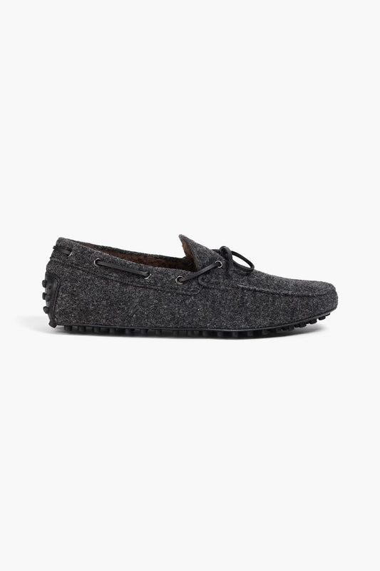 Tod's Gommino felt driving shoes