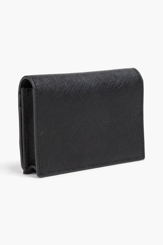 Bally Striped textured-leather wallet