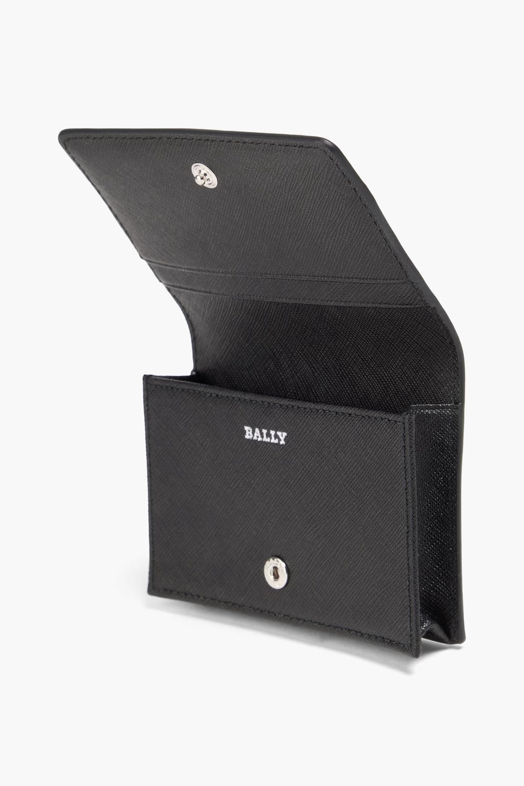 Bally Striped textured-leather wallet