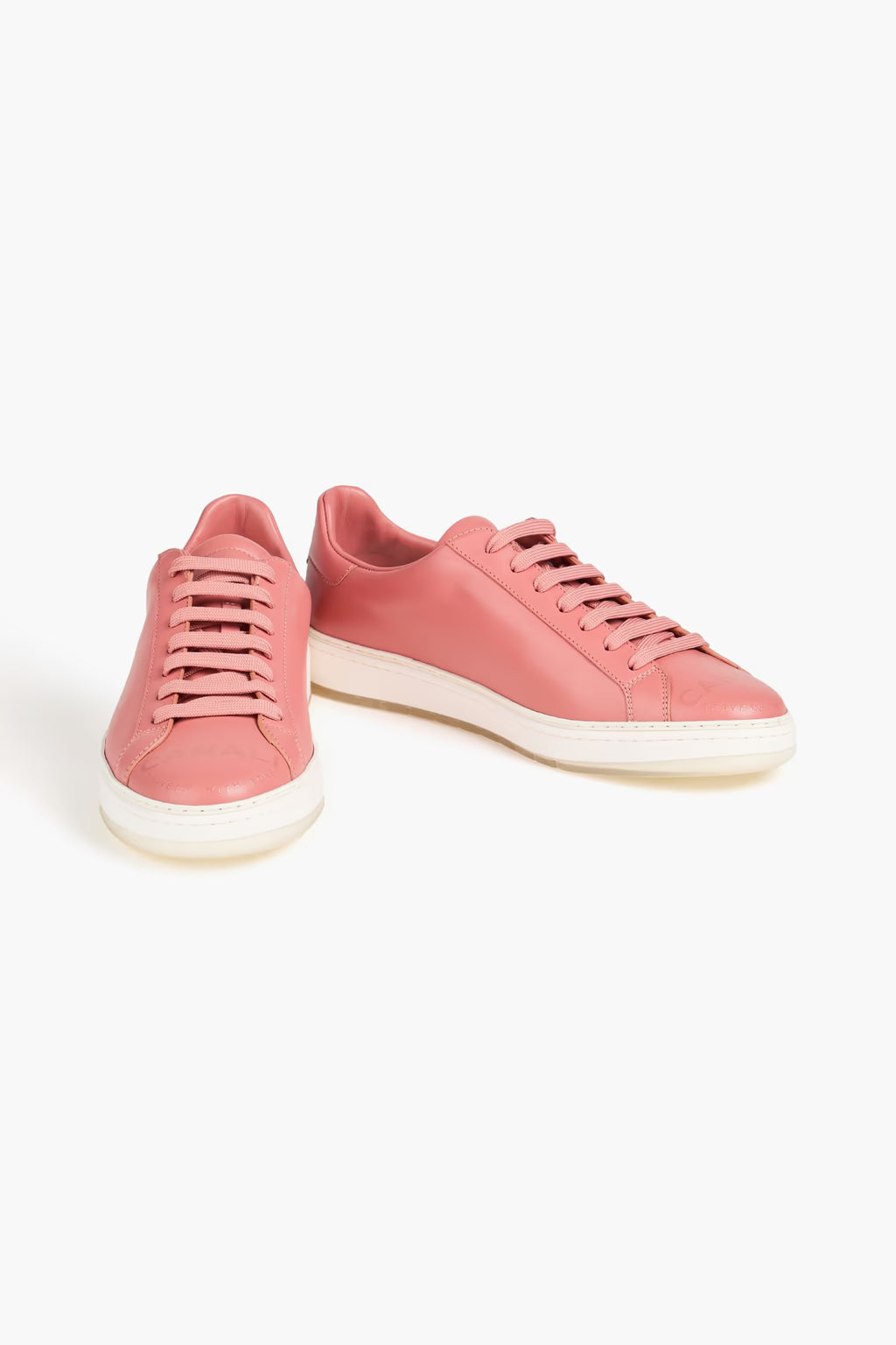 Canali Printed leather sneakers