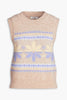 Sandro Jacquard-Knit Alpaca-Blend Vest