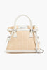 Maison Margiela 5AC Classique Leather and Faux Straw Tote