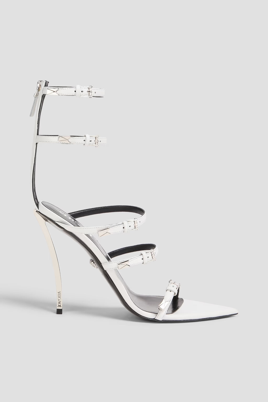 Versace Buckled Leather Sandals