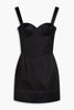 Maison Margiela Cotton and Silk-Blend Satin Mini Dress