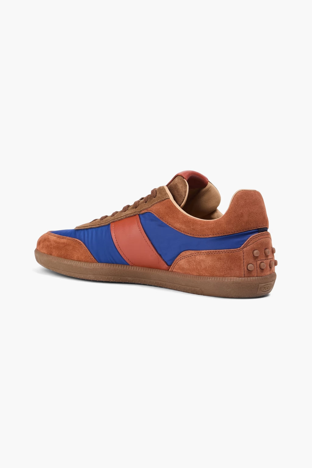 Tod's Leather, suede and shell sneakers
