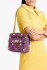 Valentino Garavani Roman Stud Embellished Aatin Shoulder Bag