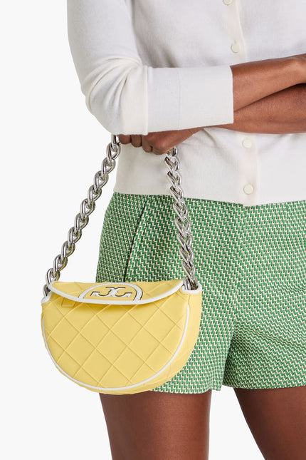 Tory Burch Fleming Quilted Leather Shoulder Bag