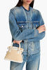 Maison Margiela 5AC Classique Leather and Faux Straw Tote